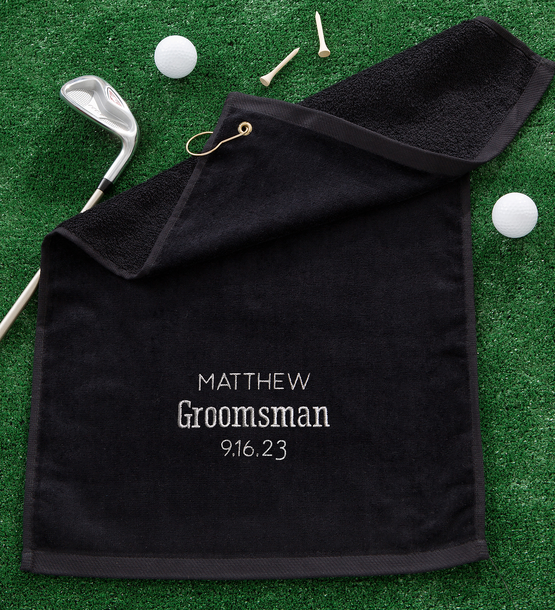 Wedding Party Personalized Golf Towel
